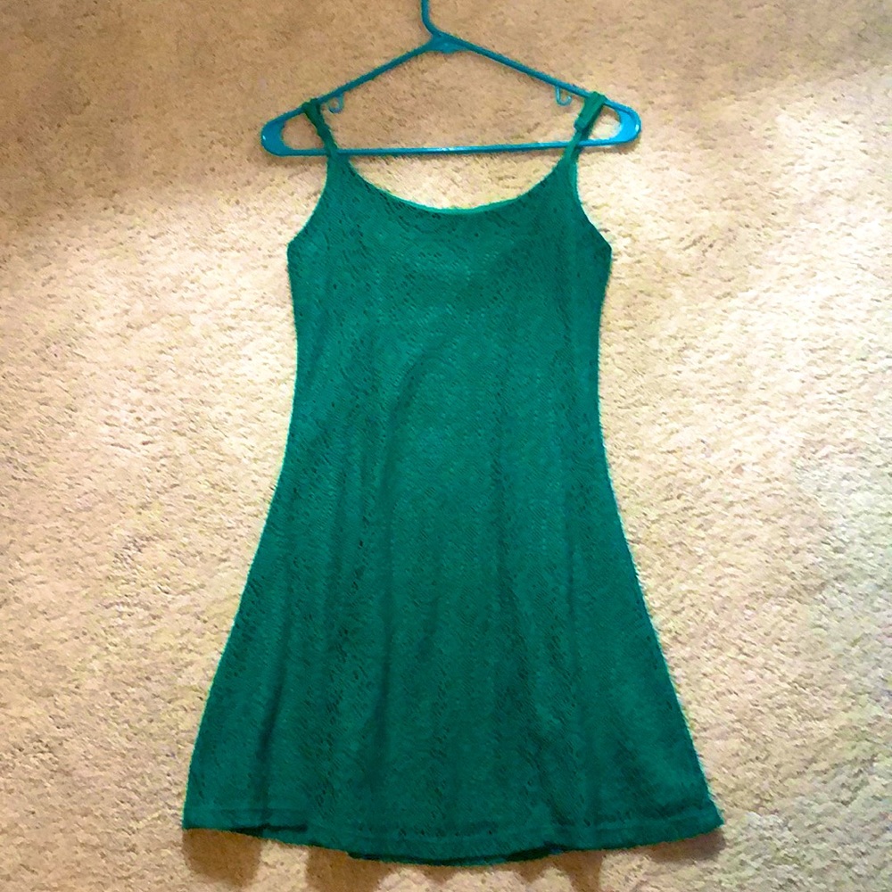 Teal dress